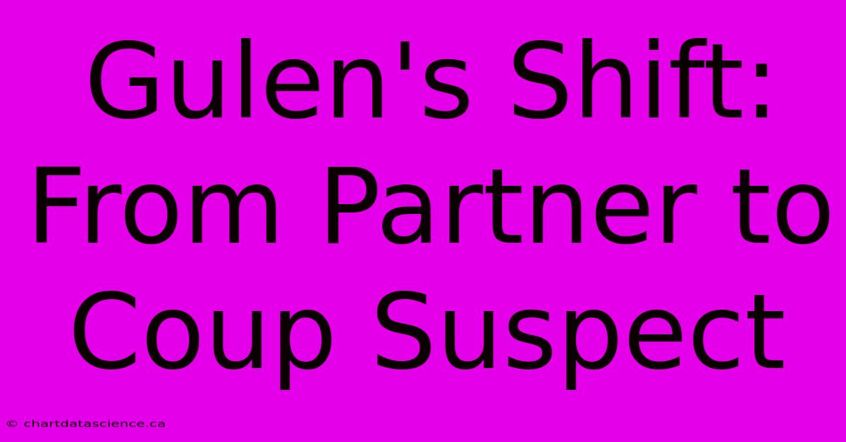 Gulen's Shift: From Partner To Coup Suspect