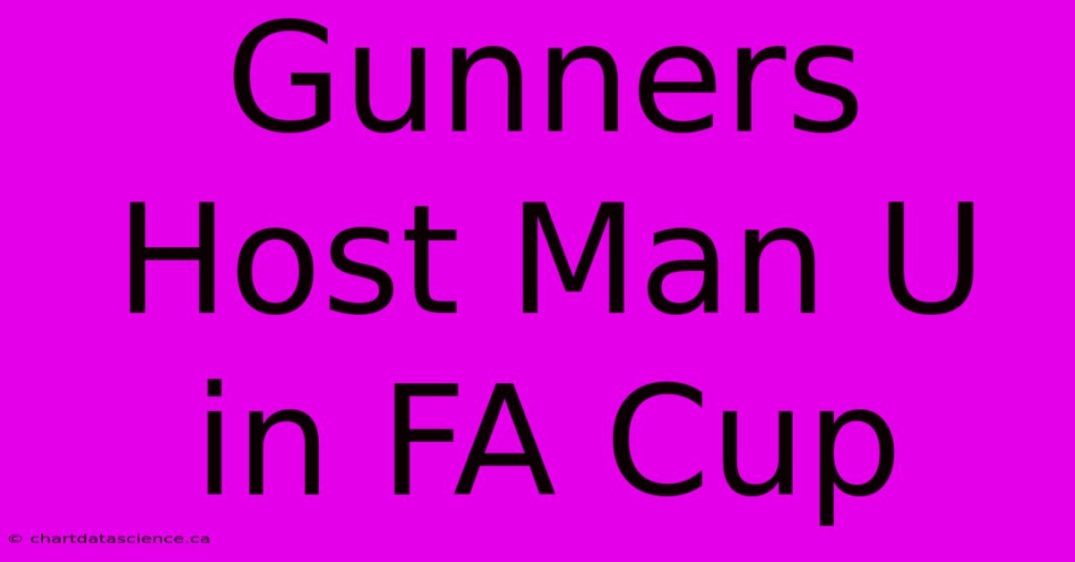 Gunners Host Man U In FA Cup