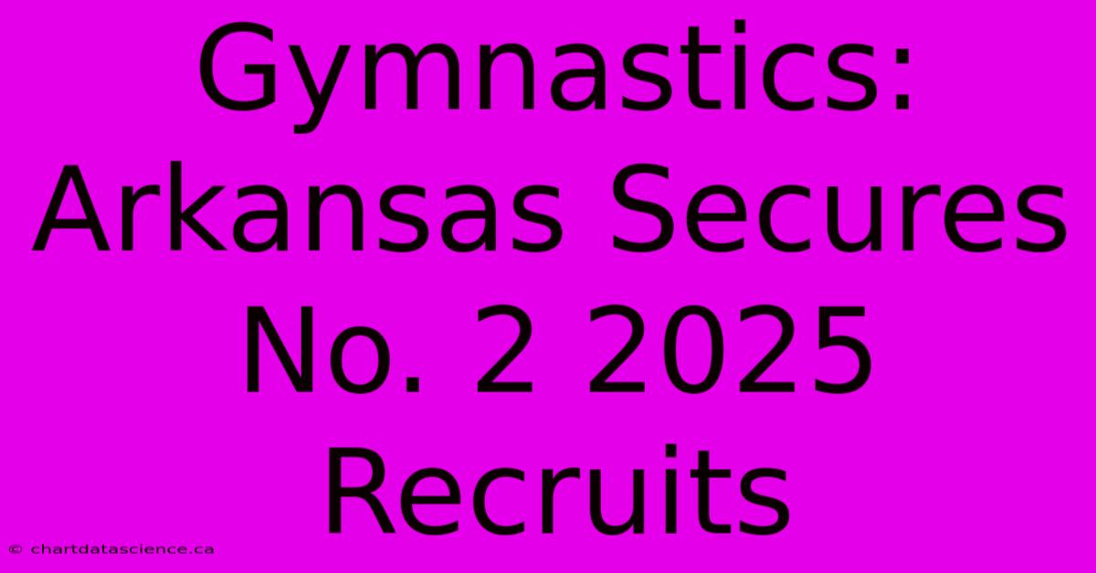 Gymnastics: Arkansas Secures No. 2 2025 Recruits