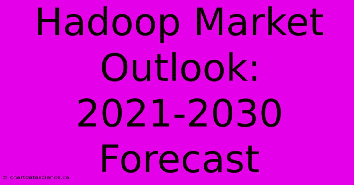 Hadoop Market Outlook: 2021-2030 Forecast