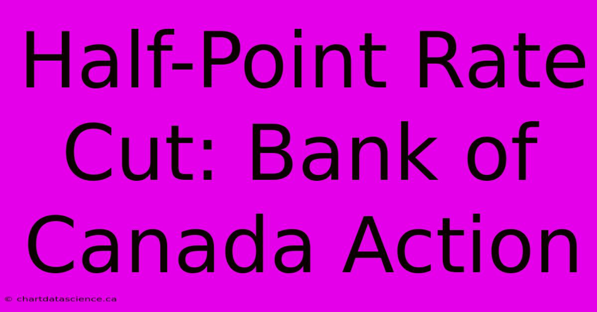 Half-Point Rate Cut: Bank Of Canada Action