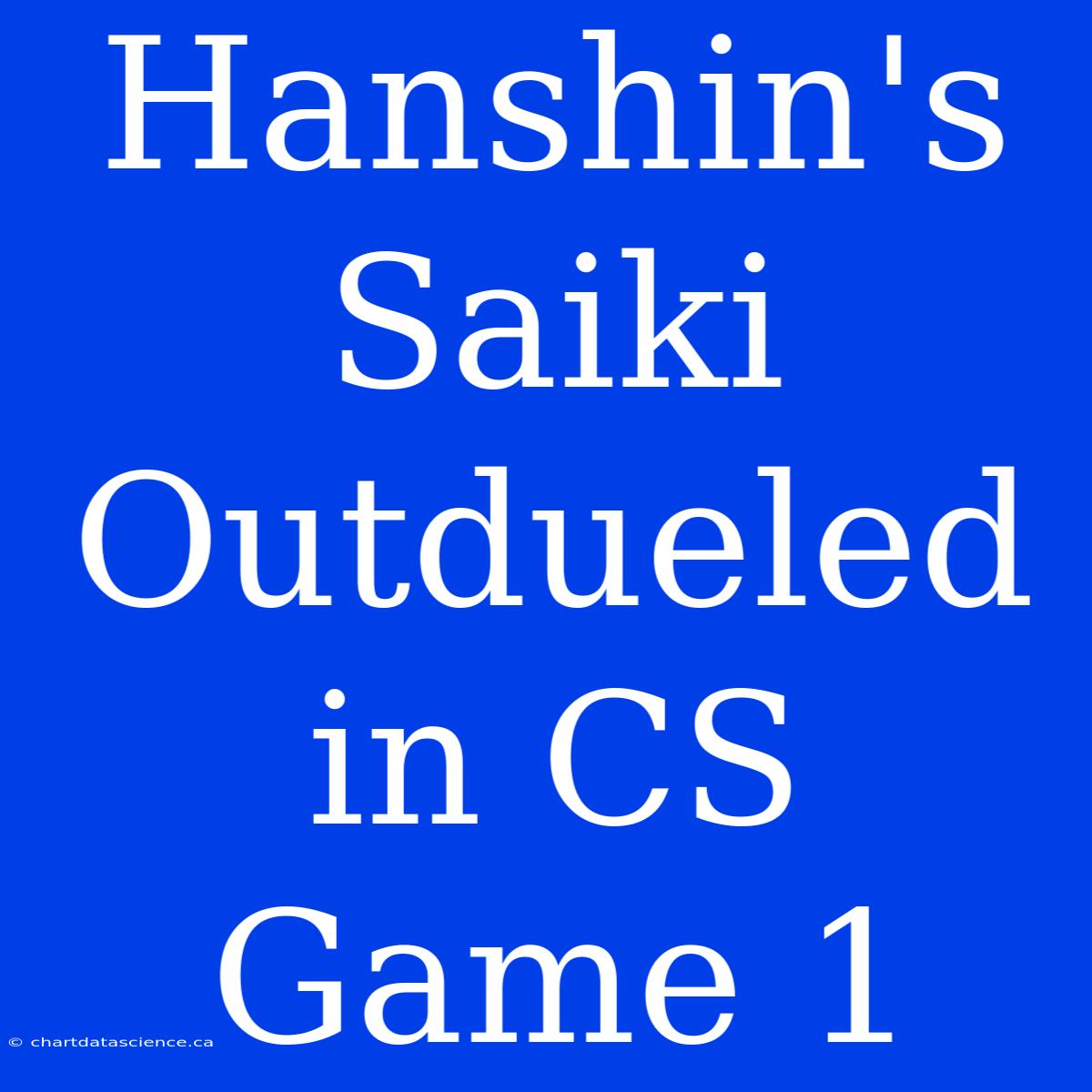 Hanshin's Saiki Outdueled In CS Game 1