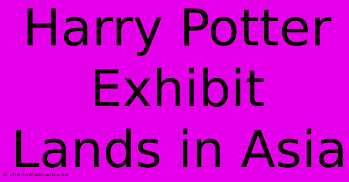 Harry Potter Exhibit Lands In Asia