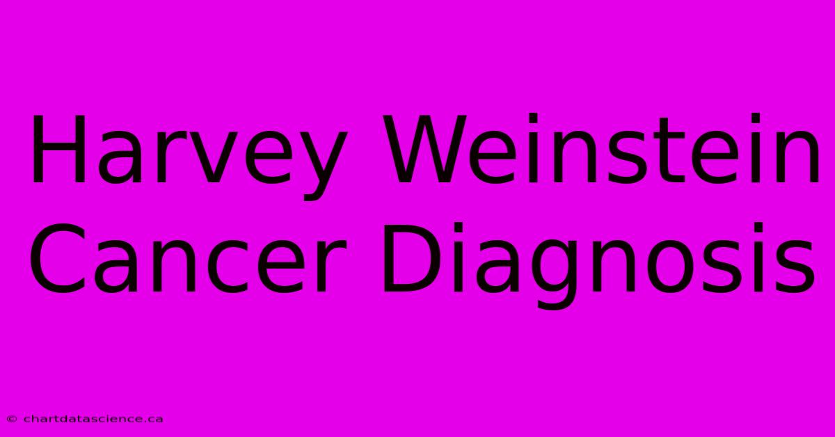 Harvey Weinstein Cancer Diagnosis