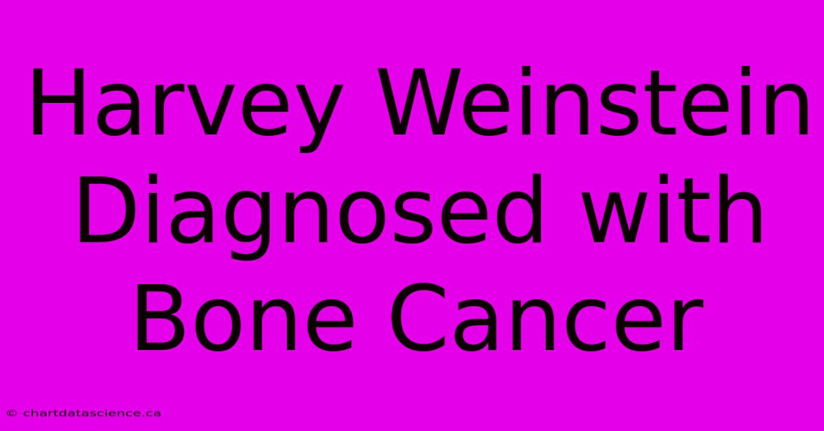 Harvey Weinstein Diagnosed With Bone Cancer