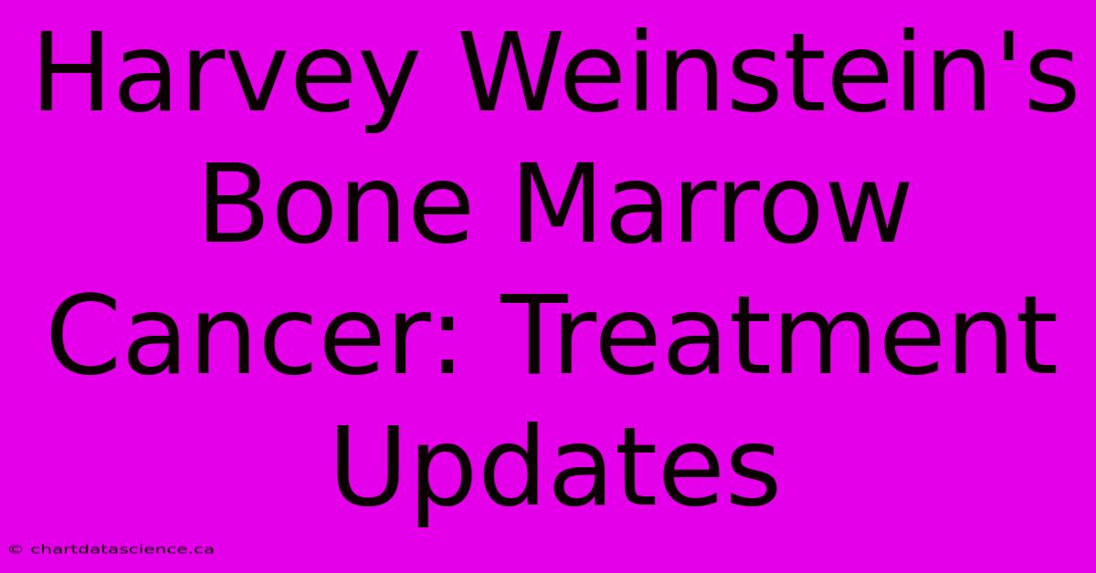 Harvey Weinstein's Bone Marrow Cancer: Treatment Updates