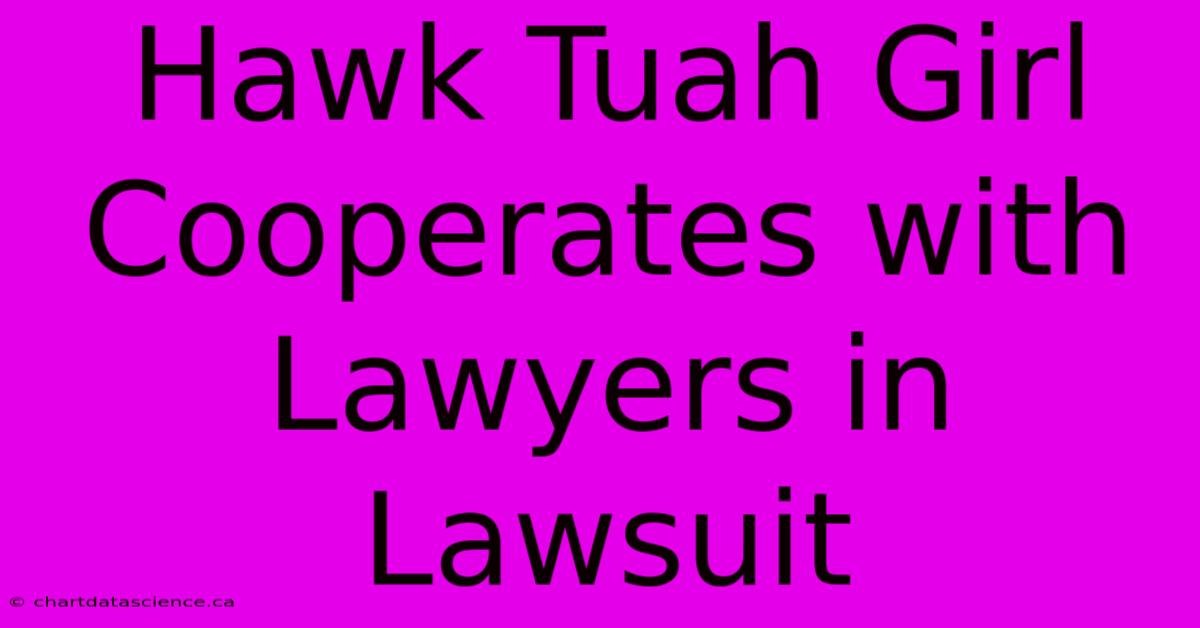 Hawk Tuah Girl Cooperates With Lawyers In Lawsuit