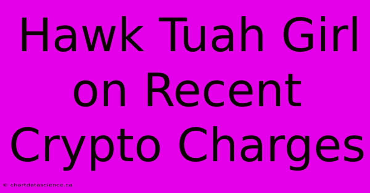 Hawk Tuah Girl On Recent Crypto Charges