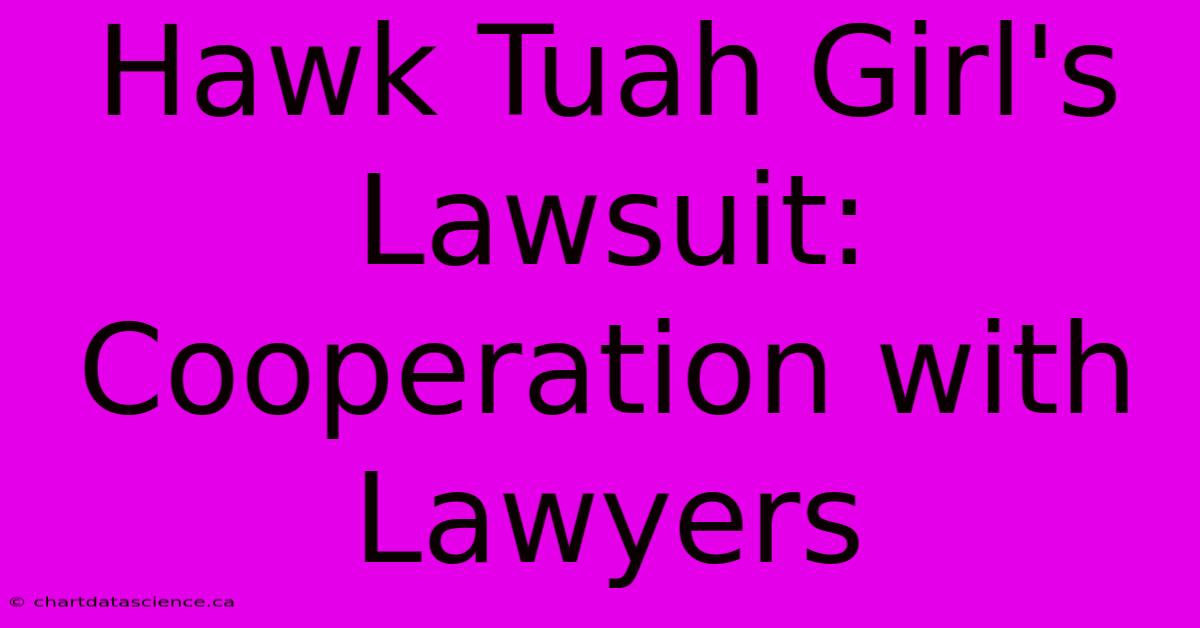 Hawk Tuah Girl's Lawsuit: Cooperation With Lawyers