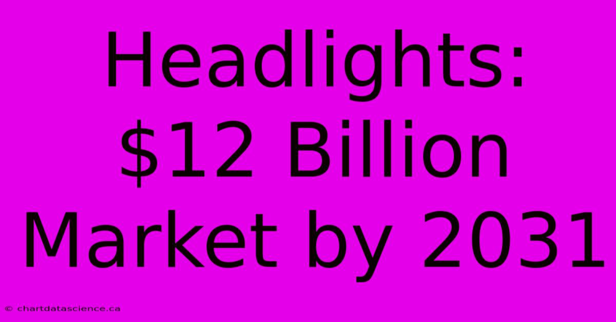 Headlights: $12 Billion Market By 2031