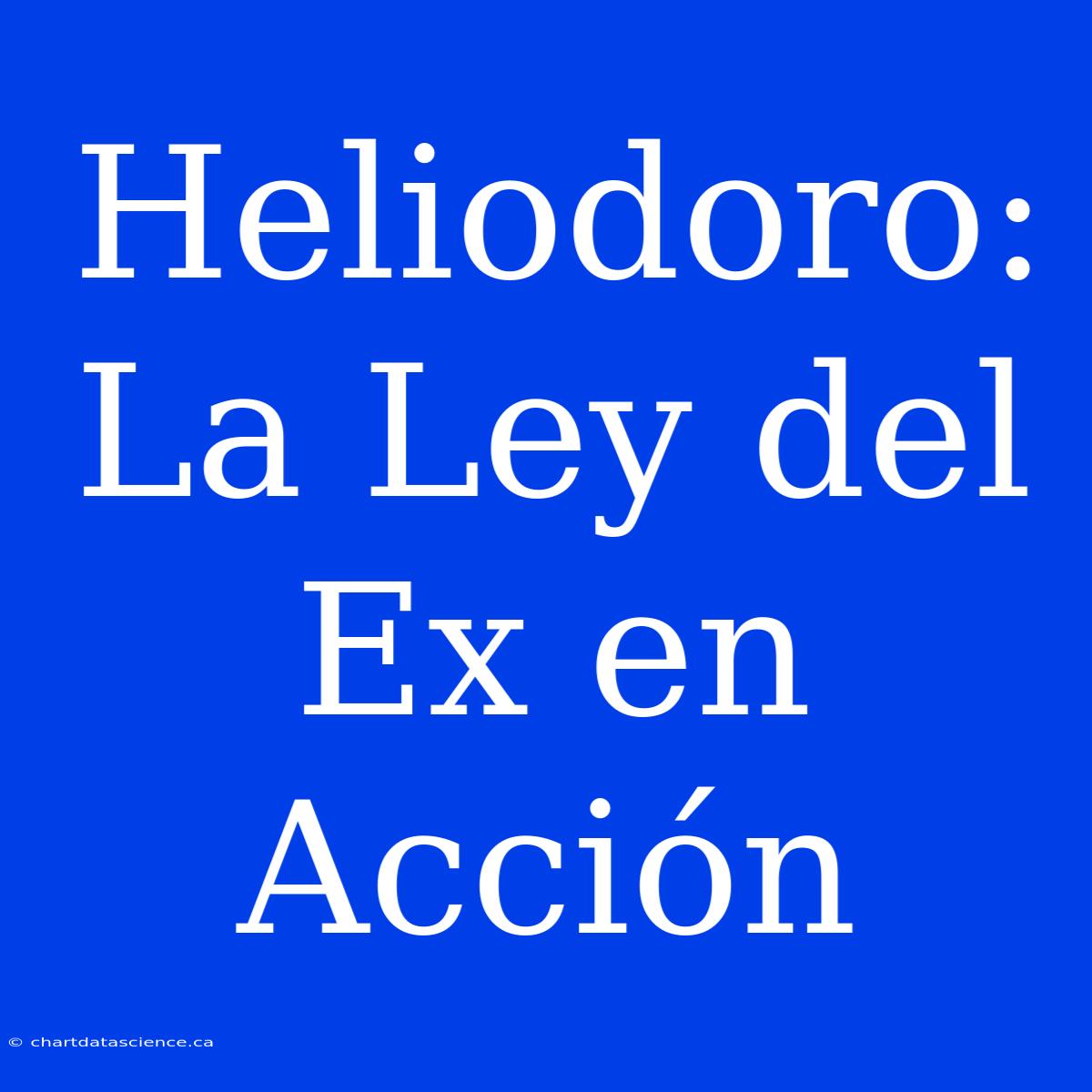 Heliodoro: La Ley Del Ex En Acción