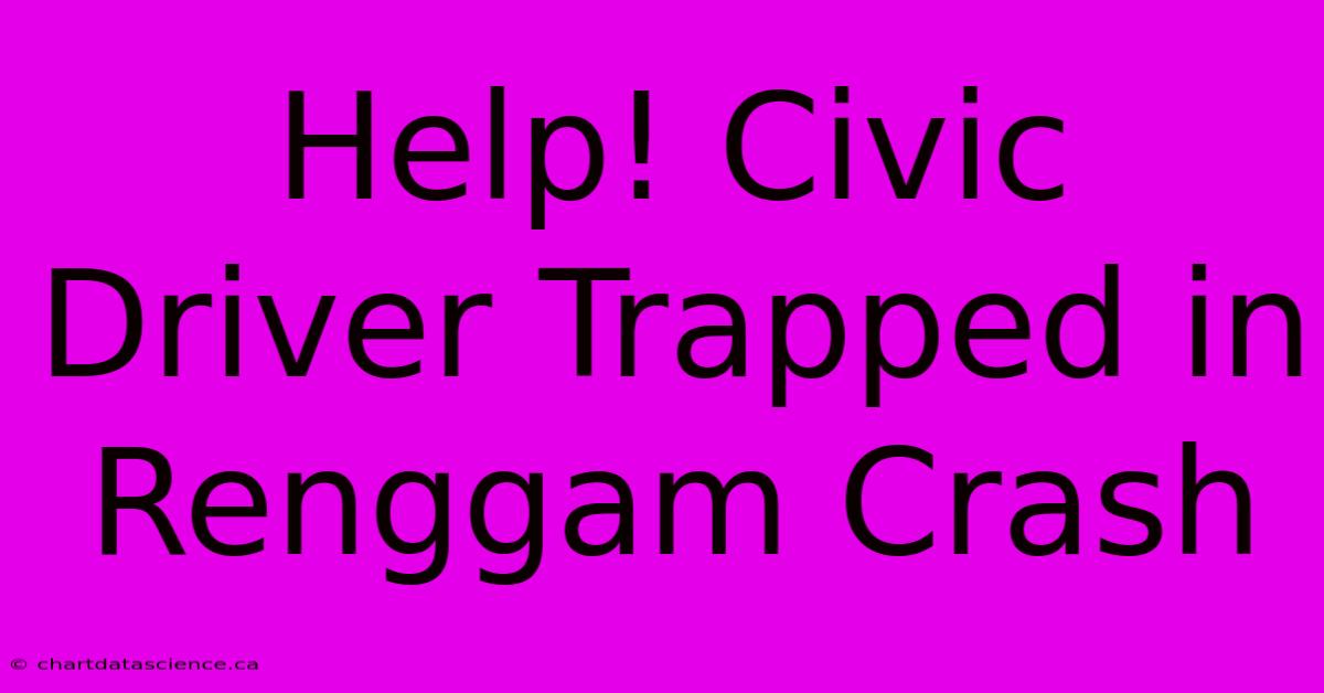 Help! Civic Driver Trapped In Renggam Crash