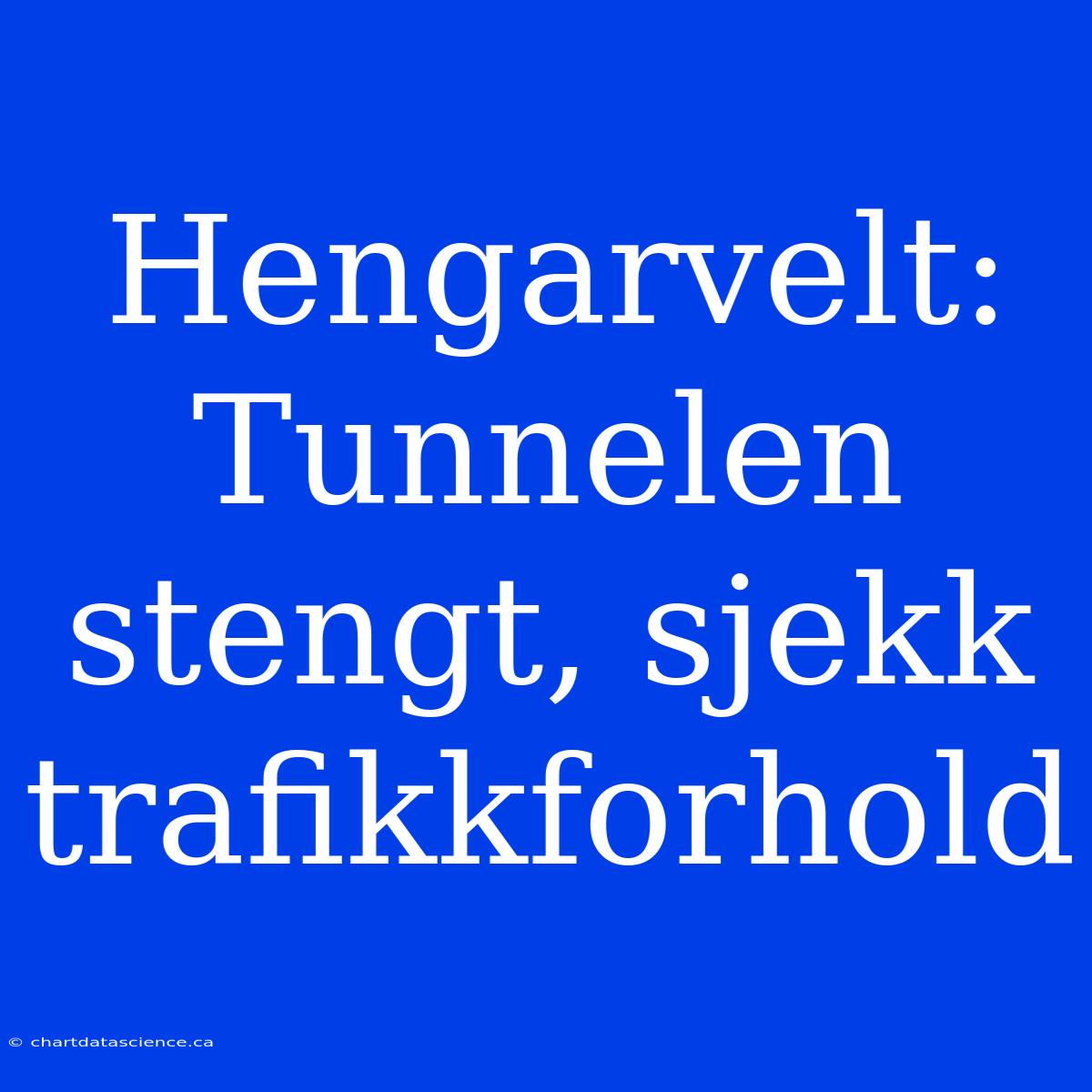 Hengarvelt: Tunnelen Stengt, Sjekk Trafikkforhold