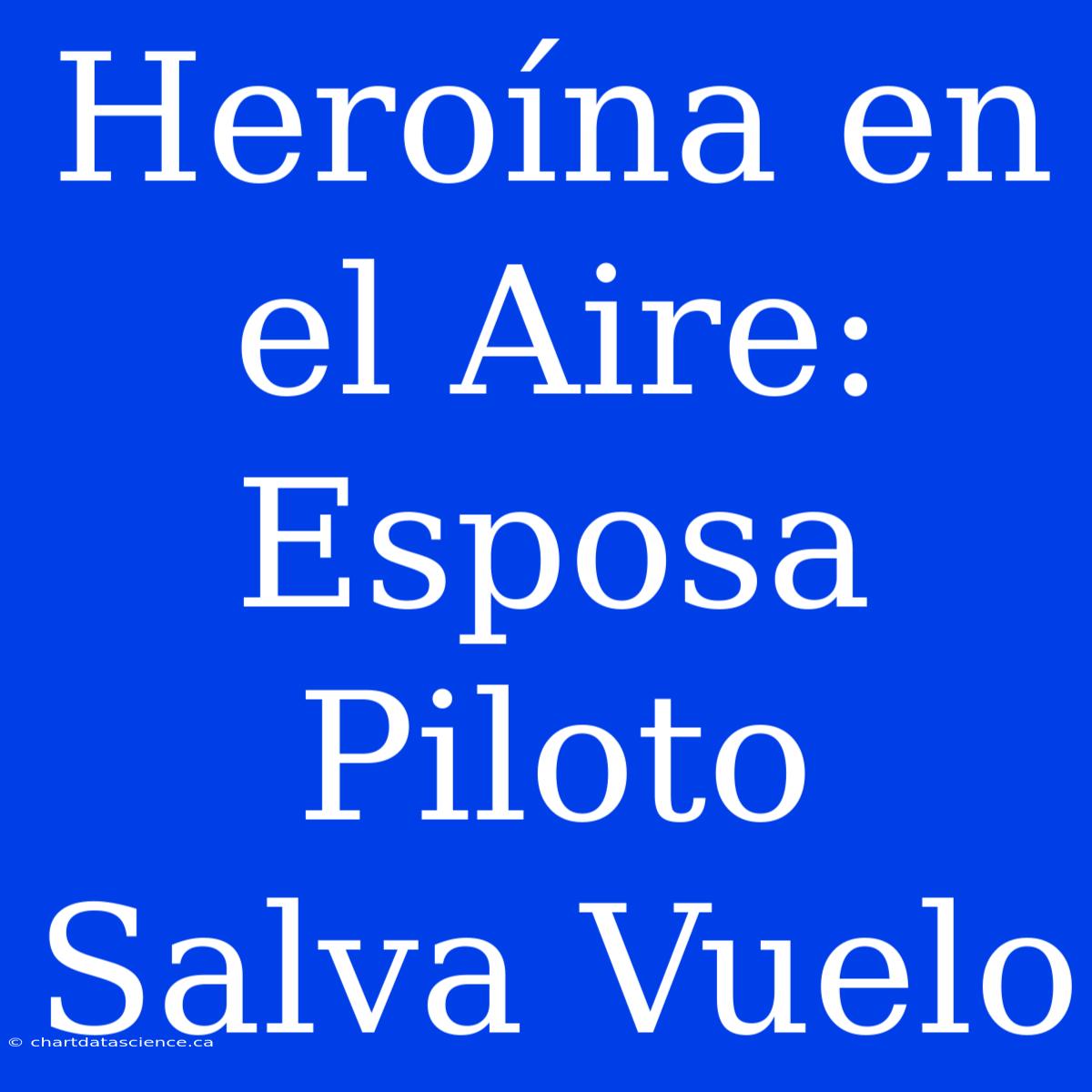 Heroína En El Aire: Esposa Piloto Salva Vuelo