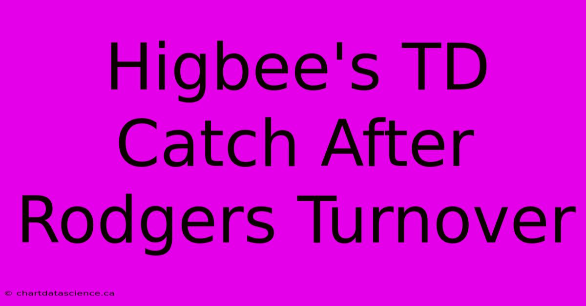 Higbee's TD Catch After Rodgers Turnover