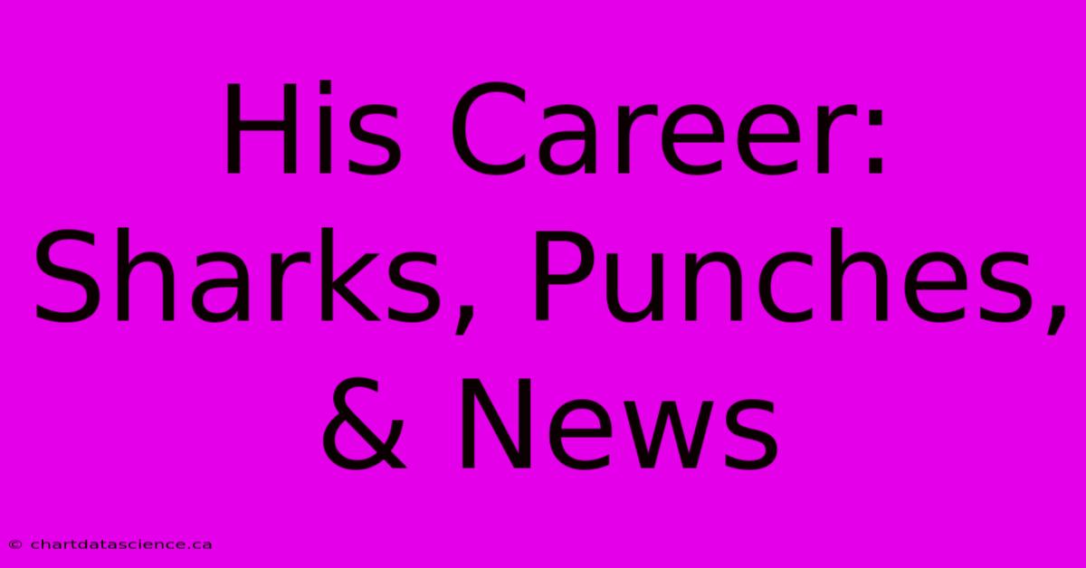 His Career: Sharks, Punches, & News