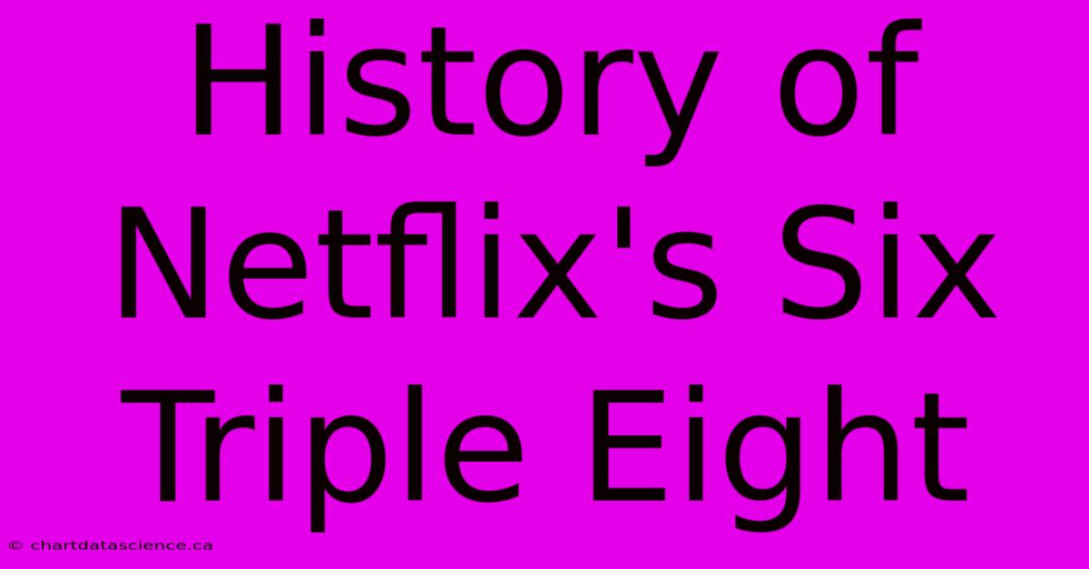 History Of Netflix's Six Triple Eight