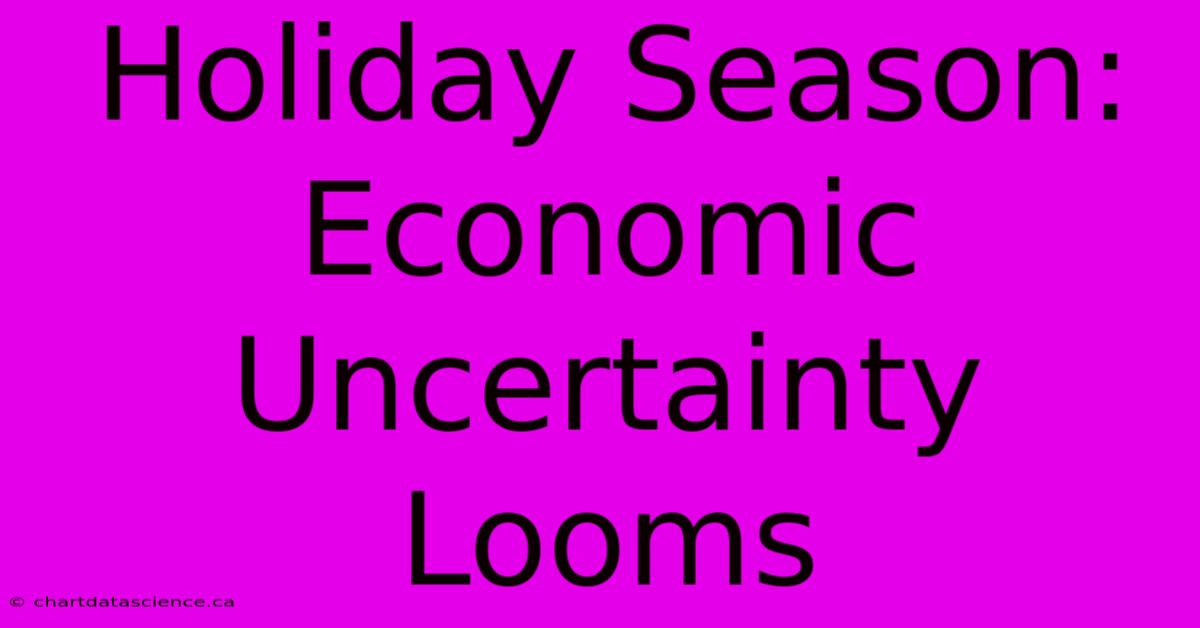 Holiday Season: Economic Uncertainty Looms