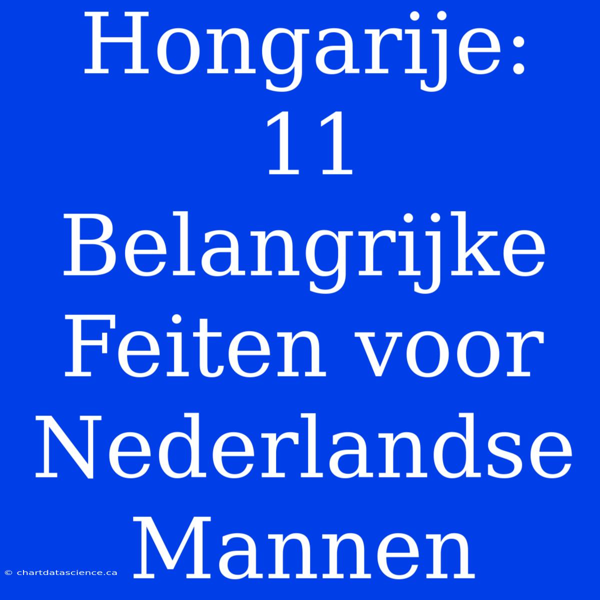 Hongarije: 11 Belangrijke Feiten Voor Nederlandse Mannen