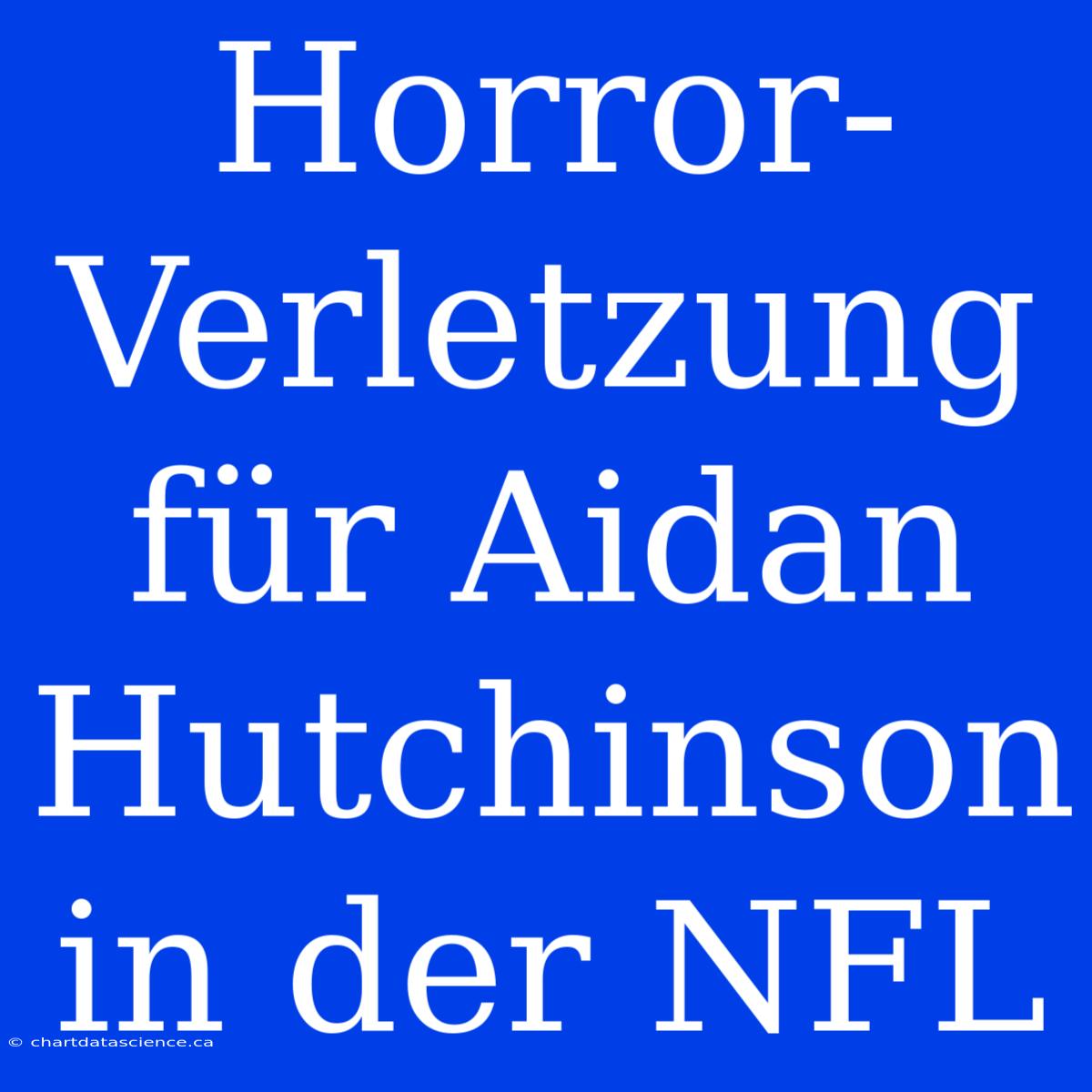 Horror-Verletzung Für Aidan Hutchinson In Der NFL