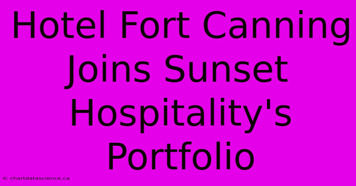 Hotel Fort Canning Joins Sunset Hospitality's Portfolio