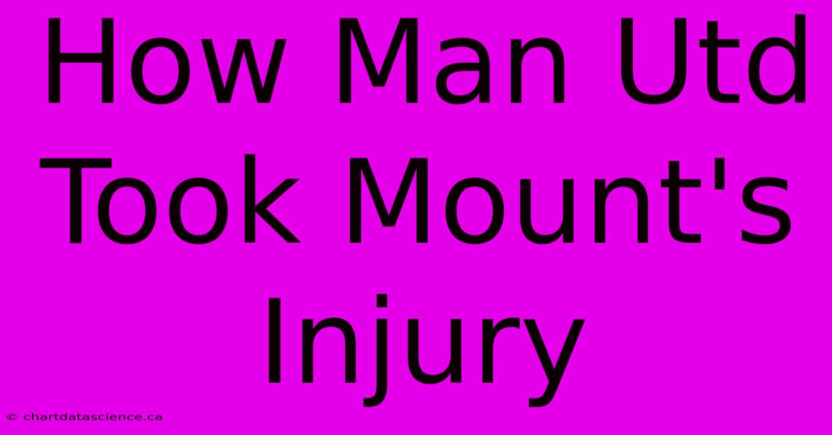 How Man Utd Took Mount's Injury