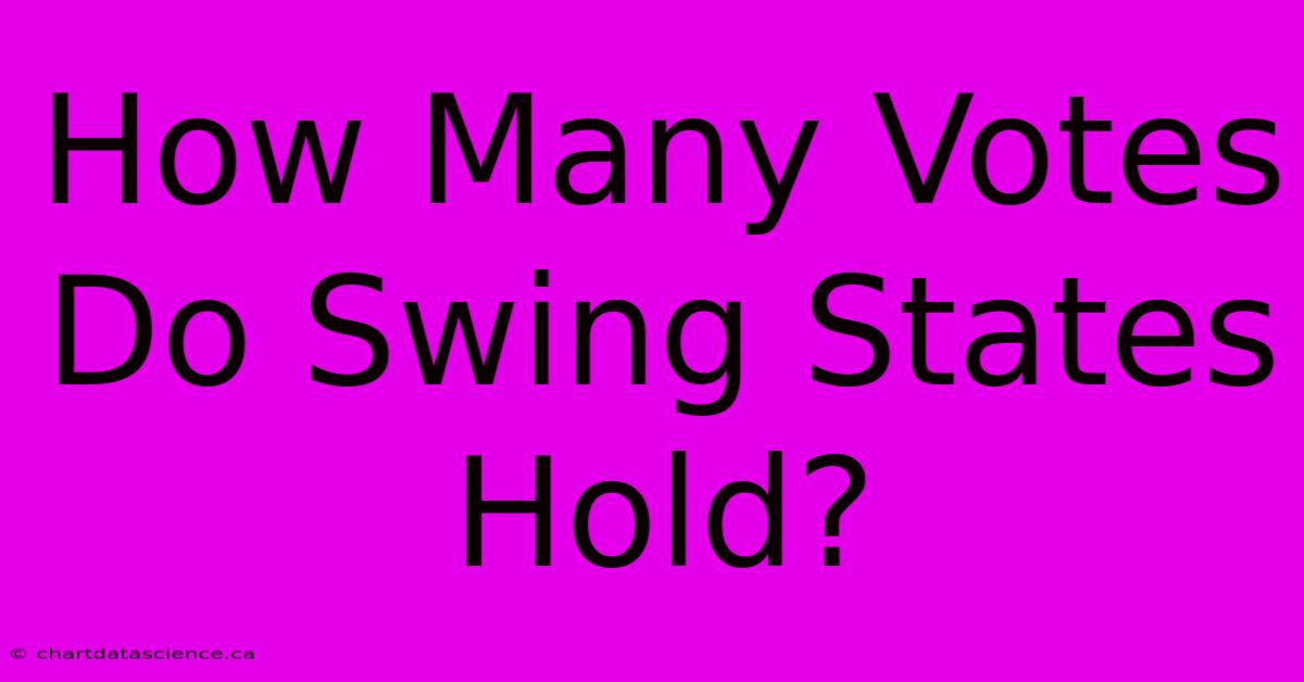 How Many Votes Do Swing States Hold?