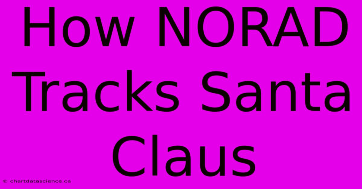 How NORAD Tracks Santa Claus