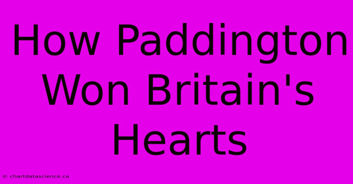 How Paddington Won Britain's Hearts