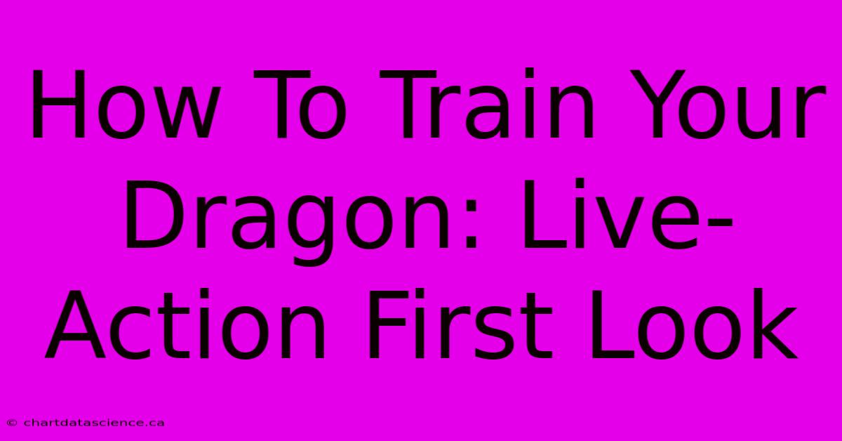 How To Train Your Dragon: Live-Action First Look