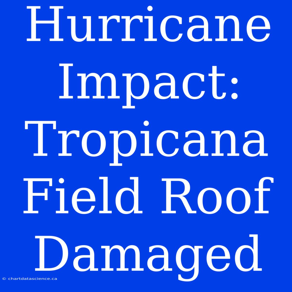 Hurricane Impact: Tropicana Field Roof Damaged