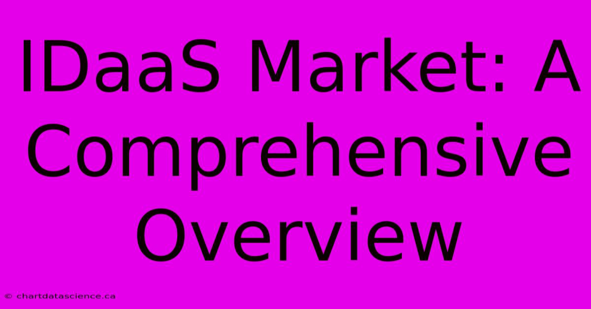 IDaaS Market: A Comprehensive Overview 