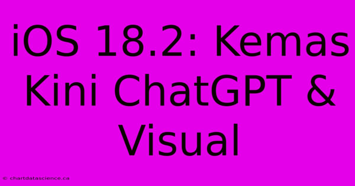 IOS 18.2: Kemas Kini ChatGPT & Visual