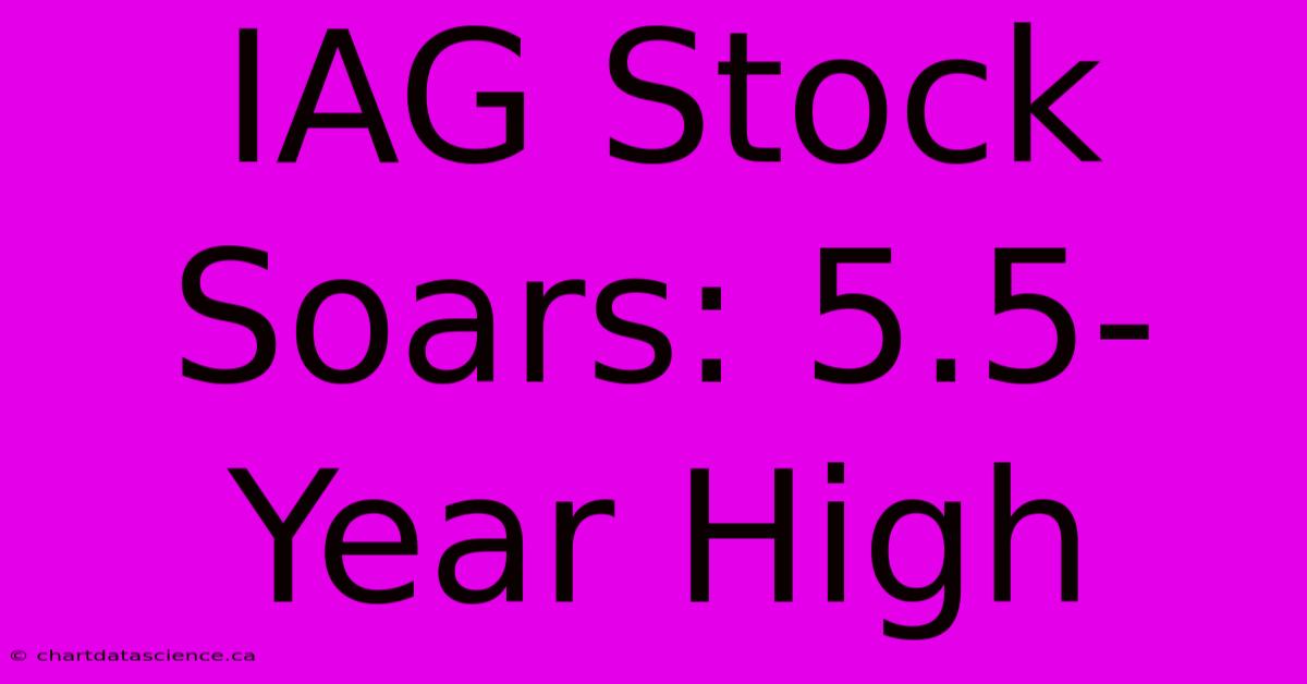 IAG Stock Soars: 5.5-Year High