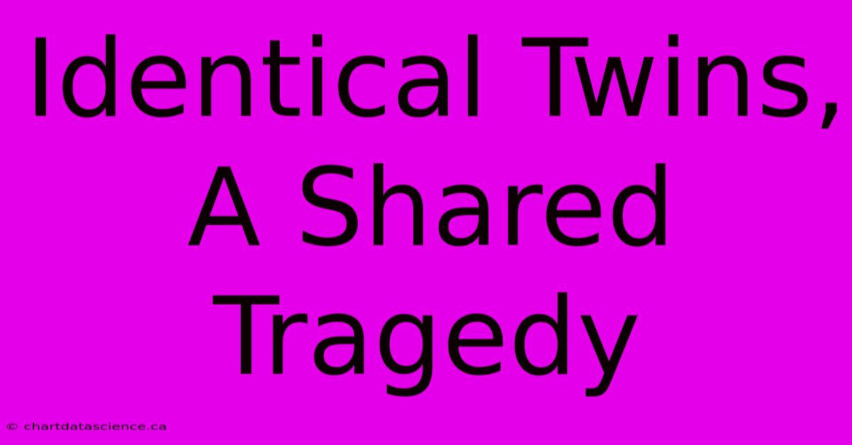 Identical Twins, A Shared Tragedy