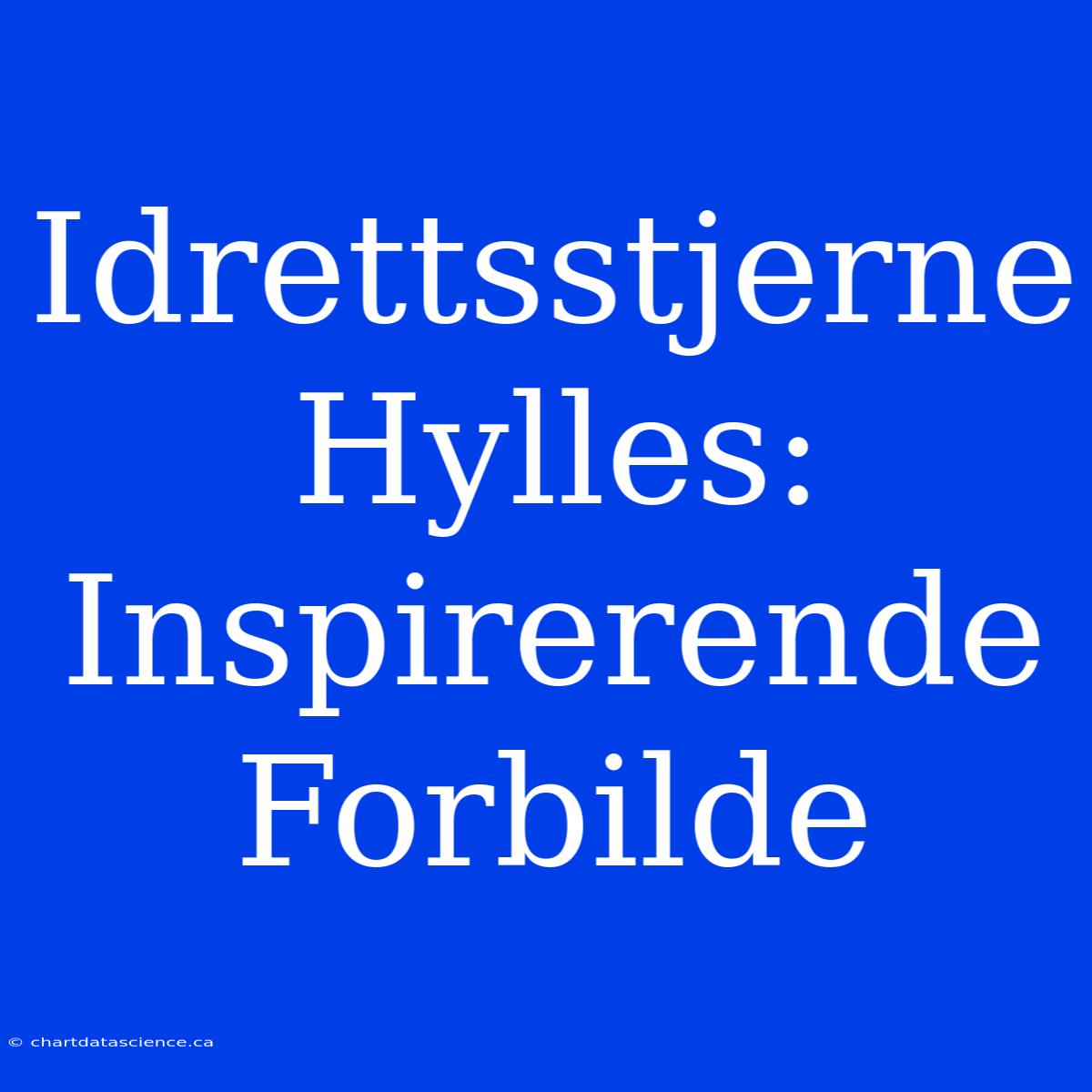 Idrettsstjerne Hylles: Inspirerende Forbilde