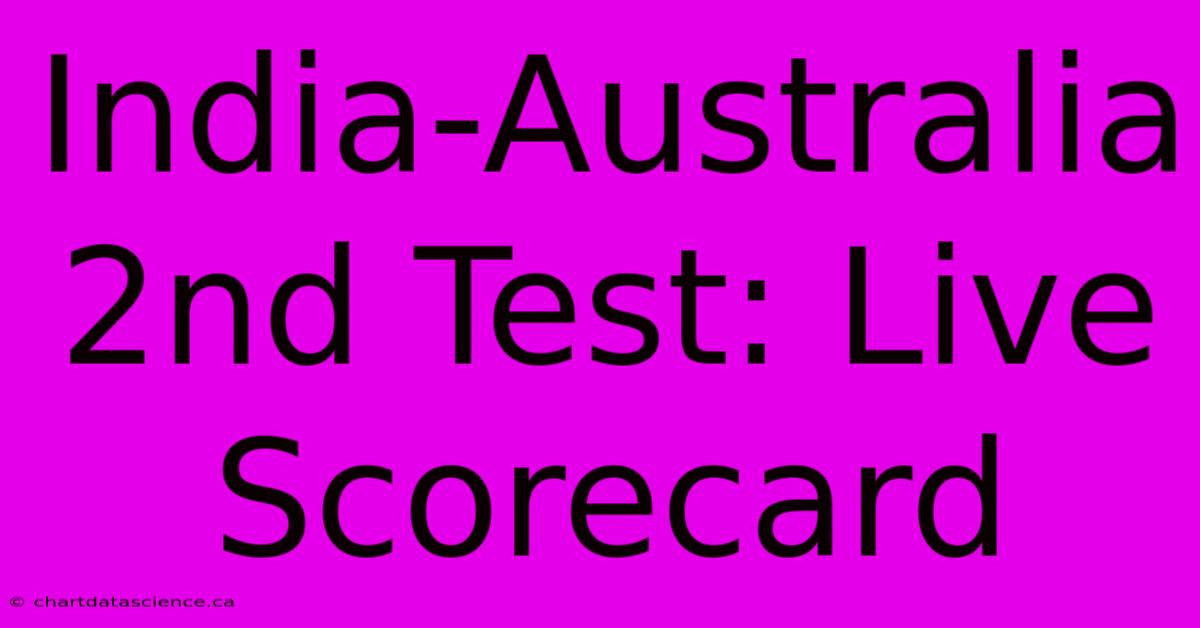 India-Australia 2nd Test: Live Scorecard