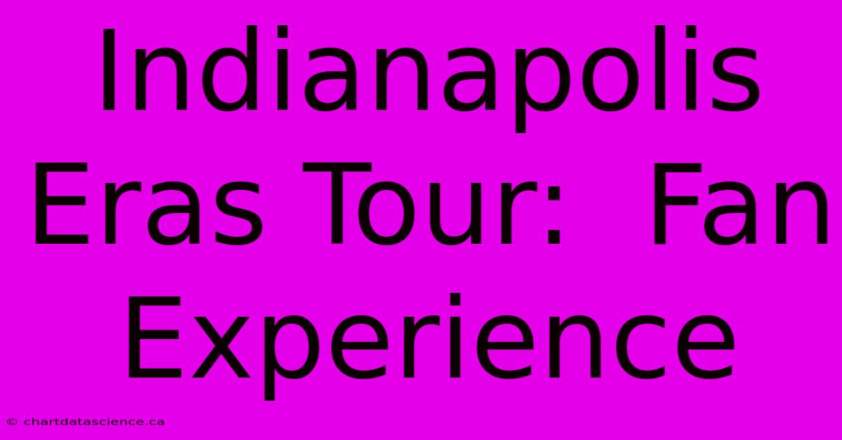 Indianapolis Eras Tour:  Fan Experience 