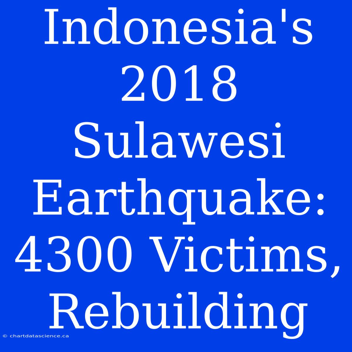 Indonesia's 2018 Sulawesi Earthquake: 4300 Victims, Rebuilding