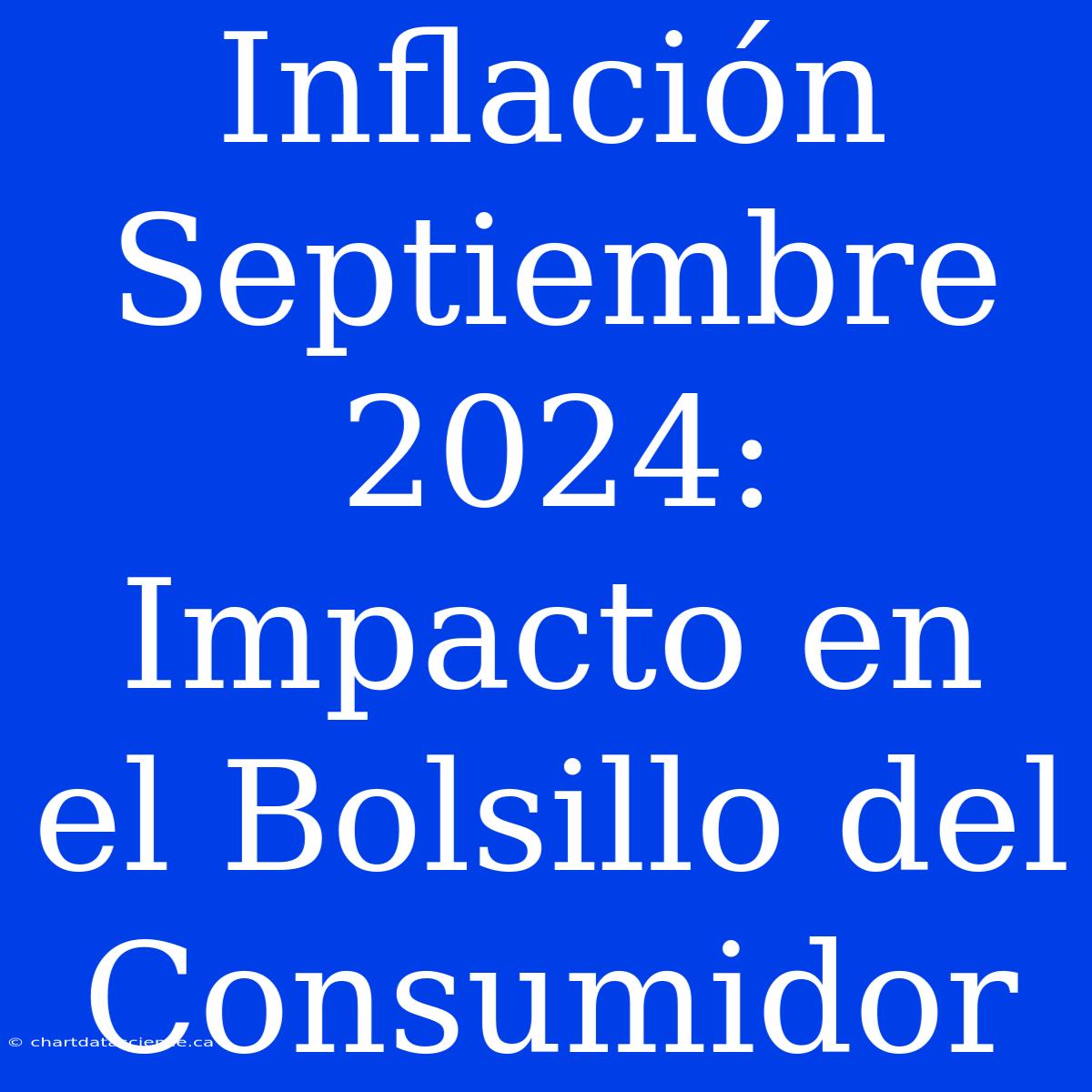 Inflación Septiembre 2024: Impacto En El Bolsillo Del Consumidor