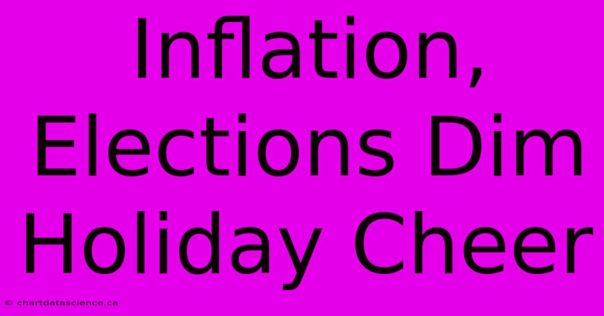 Inflation, Elections Dim Holiday Cheer