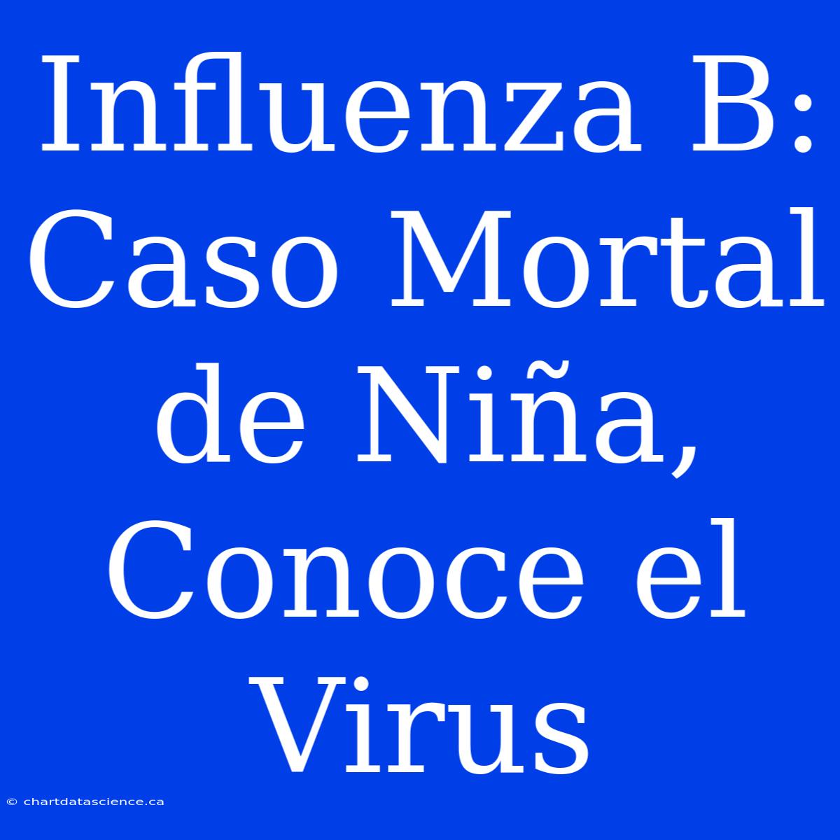 Influenza B: Caso Mortal De Niña, Conoce El Virus