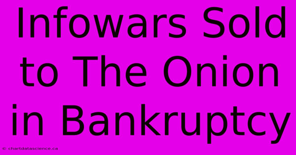 Infowars Sold To The Onion In Bankruptcy 