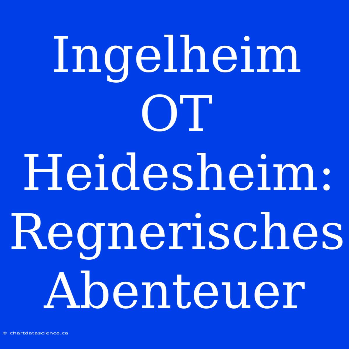 Ingelheim OT Heidesheim: Regnerisches Abenteuer