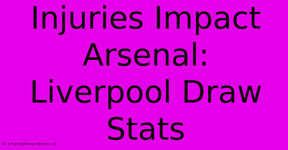 Injuries Impact Arsenal: Liverpool Draw Stats