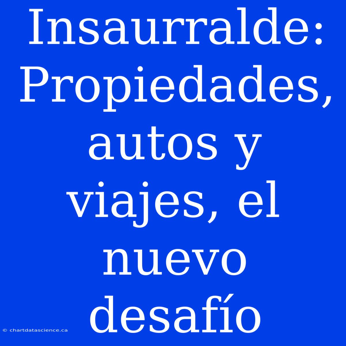 Insaurralde: Propiedades, Autos Y Viajes, El Nuevo Desafío