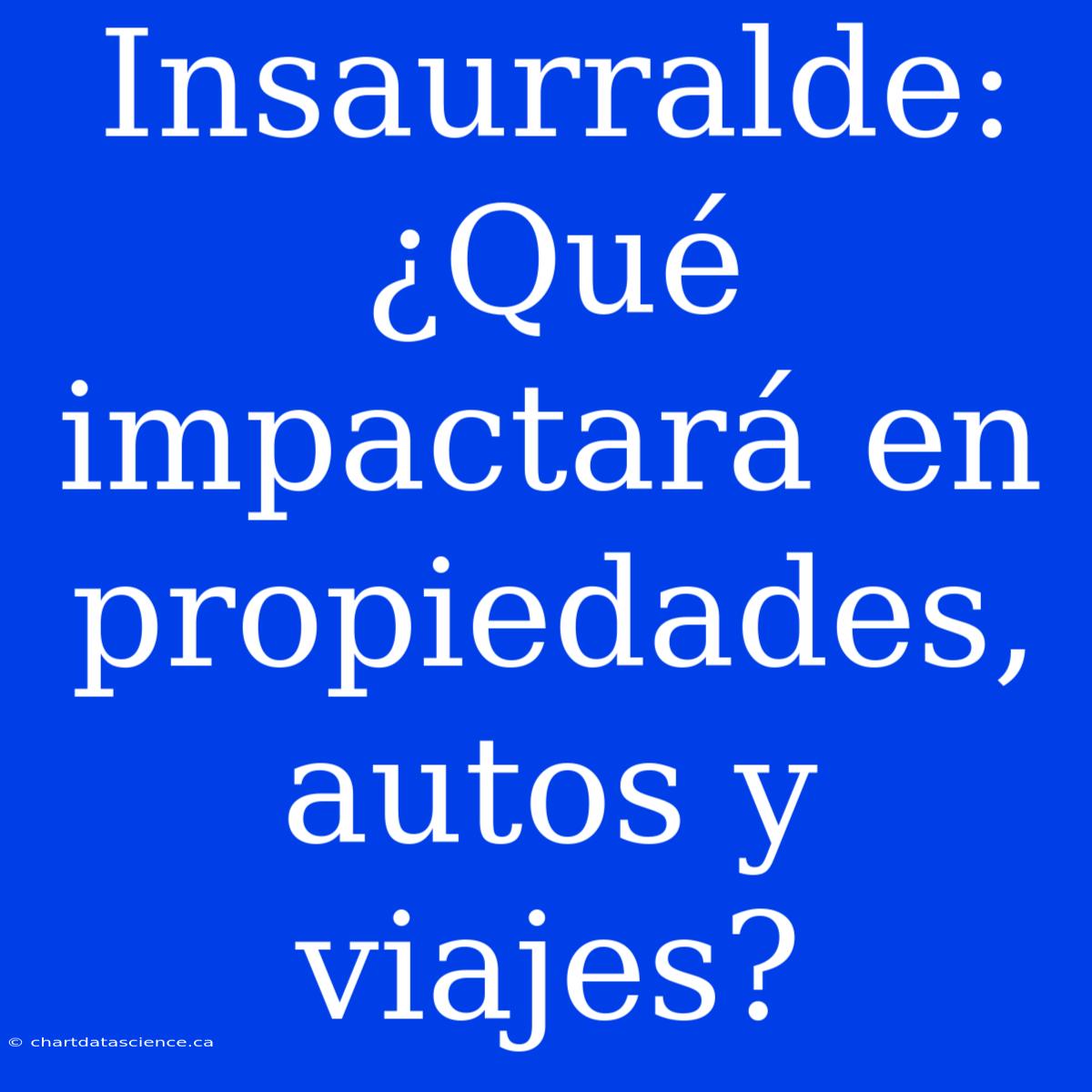 Insaurralde: ¿Qué Impactará En Propiedades, Autos Y Viajes?