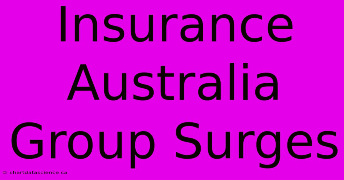 Insurance Australia Group Surges