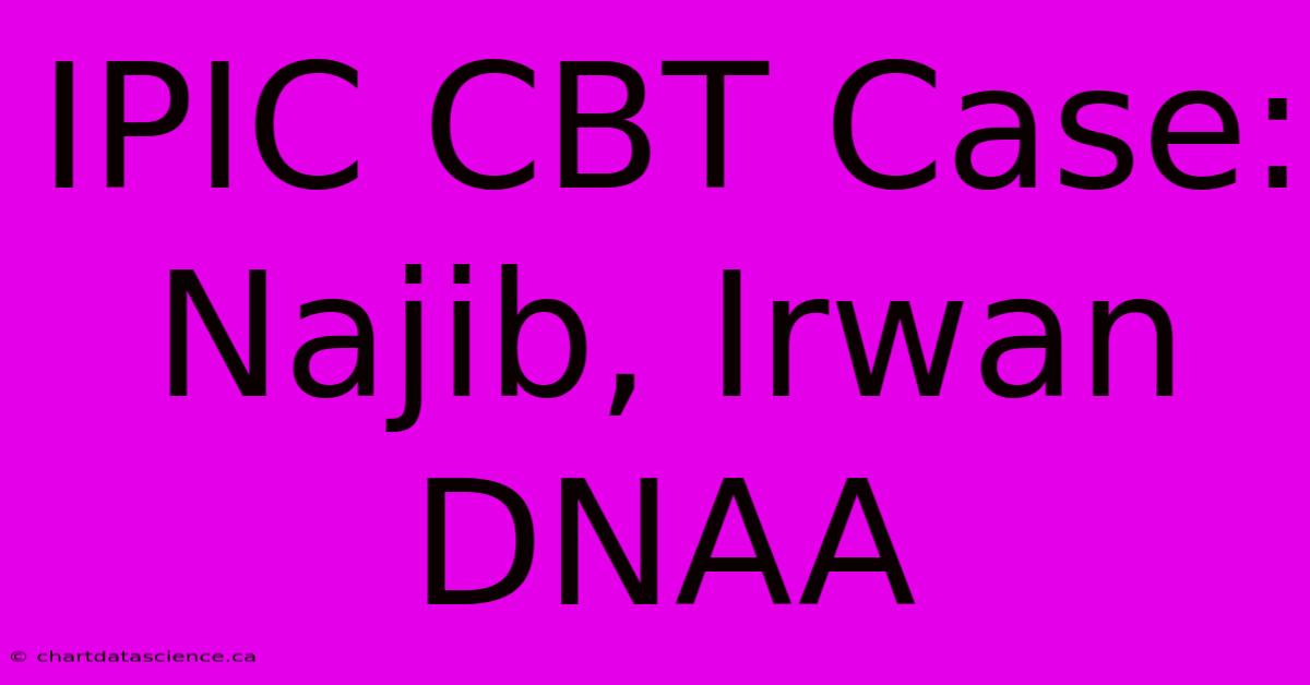 IPIC CBT Case: Najib, Irwan DNAA