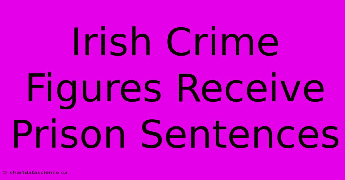 Irish Crime Figures Receive Prison Sentences 